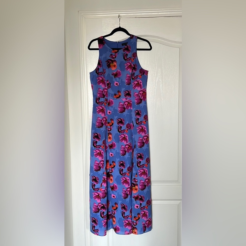 LIKE NEW Spring Floral Maxi Dress Sz 8 Banana Republic